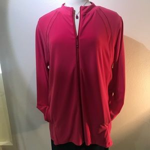 Energy bomber zip cardigan